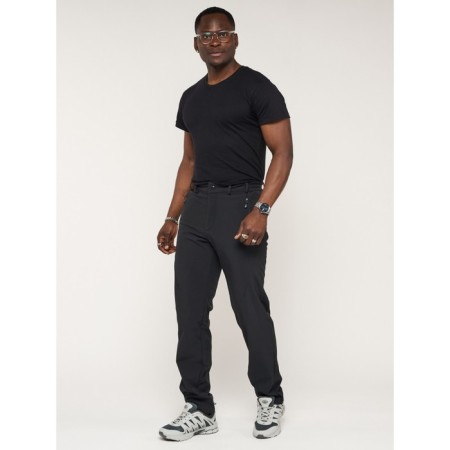 Sports male pants, size 48, black color-2