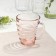 Glass Glass "Shaype Abondans", 320 ml, pink color