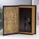 Safe-book wood, leatherette "Cathedral Code of 1649" 21x13x5 cm