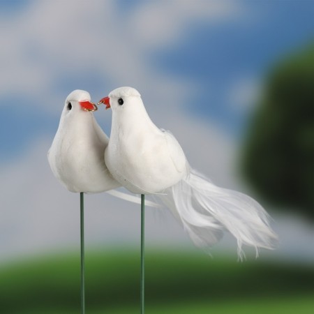 Plug "pair of pigeons" 5x4x11cm, set 4pcs-3