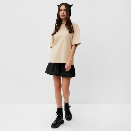 Women's T -shirt Mist Coordinates p. L-XL, beige-1