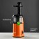 Skarlett SC-JE50S50, Schnekovaya, 200 W, 0.6/0.6 l, 65 rpm, black-orange