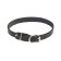 Single-layer leather collar, 30 x 1 cm, Osh 19-27 cm, black
