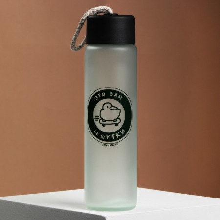 Water bottle "Ducks", glass, color mix, 350 ml-7