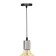 Lamp E27 - 5H27, wire 1 m, color chromium