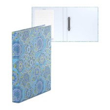 Folder on 2 rings A4, Erichkrause Enigma, 35 mm, 1750 μm, blue, with a pattern