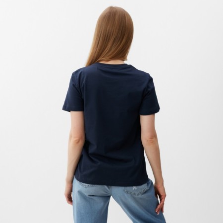 Female T-shirt, dark gray color, size 50-2