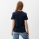 Female T-shirt, dark gray color, size 50