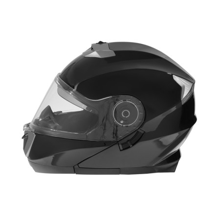 Modular helmet with two visors, size XL (60-61), model-BLD-160E, black glossy-8