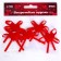 Service hearts “ribbon”, set of 5 pcs., Size 1 pcs: 4.5 × 5 cm, red color