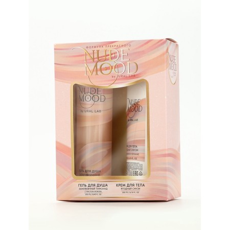Gift set Ural Lab: shower gel 250 ml and body cream 200 ml, aroma of berries-10