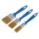 Set of brushes "Akor", natural bristles, plastic handle, 25, 35, 50 mm, 3 pcs.