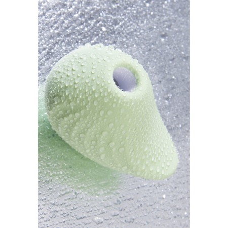 Vacuum-wave contactless stimulator of the Satiffyer Pearl Diver, silicone, green color-10