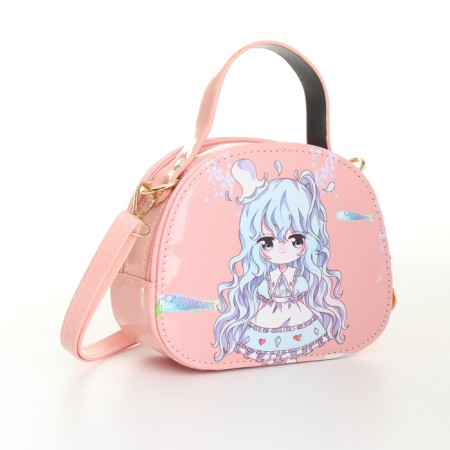 Bag's bag with lightning, coral color