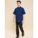 Hotgog shirt for boys, height 122 cm, dark blue color