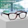 Ready glasses GA0315 (color: C1 black, red; diopters: -2.5; tint: no)