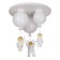 Bayerluxonavta Cosmus 3XE27 40W White D.45 cm Bayerlux