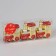 Jewelry decoration "Steam" (set of 3 pcs) 6.5x7 cm, gold