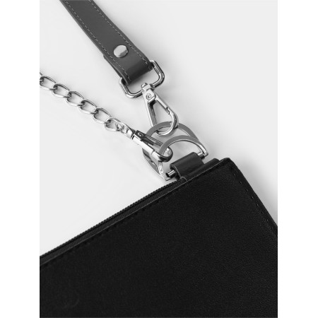 The half -ring for bags is double, d = 25 mm, thickness - 2.5 mm, 2 pcs, silver color-5