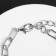 Bracelet "Chain" circle with medallion, color silver, l = 21 cm