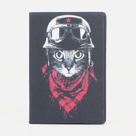 Cover for passport, black color