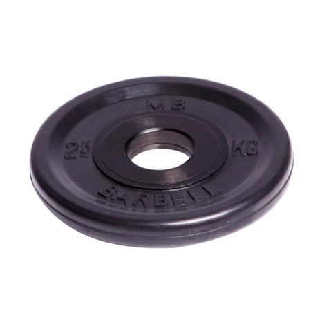Olympic disk d = 51 mm, black color, 2.5 kg
