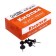 Black power buttons 50 pieces in a cardboard box