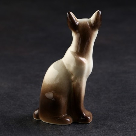 Porcelain figurine "Taika cat", Siam, 10cm-3