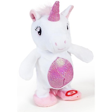Interactive soft toy "Unicorn" Ripetix, in gift packaging, white