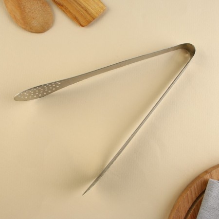 Forceps with perforation Universal BBQ Master, 28 cm-1