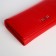 Women's wallet on magnet, red color