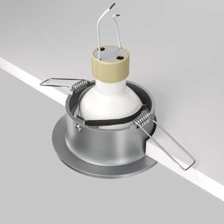 The built-in lamp Technical DL027-2-01-S, GU10, 1x50 W, 85x85x30 mm, silver-5
