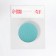 Folding mirror "rhombus", d = 7.5 cm, turquoise color