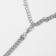 The necklace "Golden chain" insolence, color silver, 40cm
