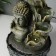 The desktop fountain from the network, backlight "Buddha in the palm" gray 20.5x20.5x27 cm