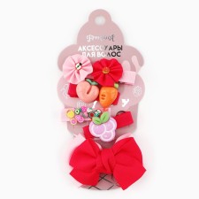 A set of hair hairpins 5 pcs, clamp, princesses