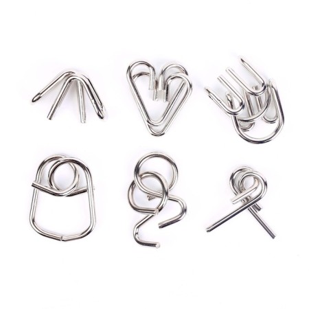 Metal puzzle “Riddles of ancient Rus'”, a set of 6 pcs.-1