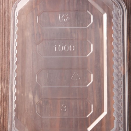 Container Plastic disposable "JPPLAST", 1 L, 18.6 × 13.2 × 6.4 cm, Color transparent-2