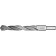 Zubrov metal drill, steel P6M5, protected shank, 16 x 178 mm, class in