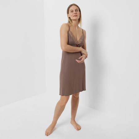 Night shirt female "feeling", cocoa color, size 46-5