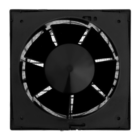 Exhaust fan "Cosmetic" B125, D = 125 mm, 12 W, 40 dB, 188 m³/h, without turning off, black-2