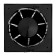Exhaust fan "Cosmetic" B125, D = 125 mm, 12 W, 40 dB, 188 m³/h, without turning off, black