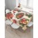 The tablecloth “New Year's Spirit”, rectangular, Saten, size 120x145 cm