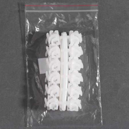 Hook for curtains, 120 pcs, white color-2
