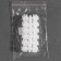 Hook for curtains, 120 pcs, white color