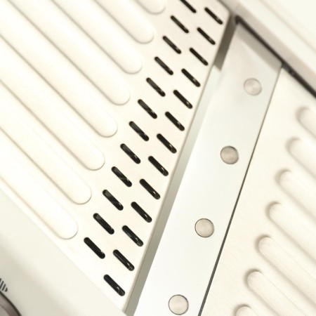 Magistro stormy vegetable engine, with a controlled cutting angle, stainless steel, 35 × 15 × 14 cm, white color-8