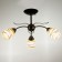 Svetogor chandelier "Music" 3x60W E27 Black/Chrome