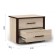 Ashley bedside table, 500 × 364 × 400 mm, color of the wenge / oak sonom