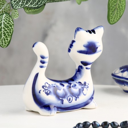 Souvenir "Cat Krendel", Gzhel-3