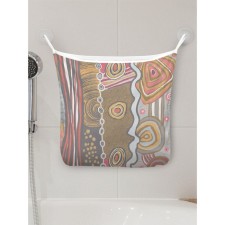 Organizer in a bath on suction cups 